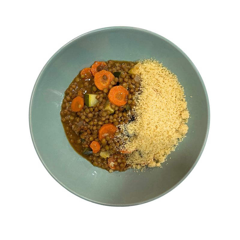 Lentejas con arroz