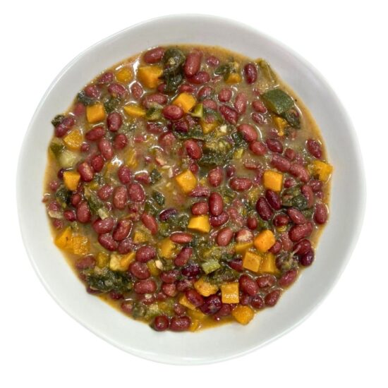 Alubias rojas con verduras