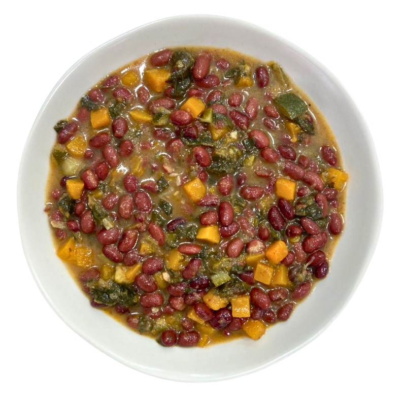 Alubias rojas con verduras