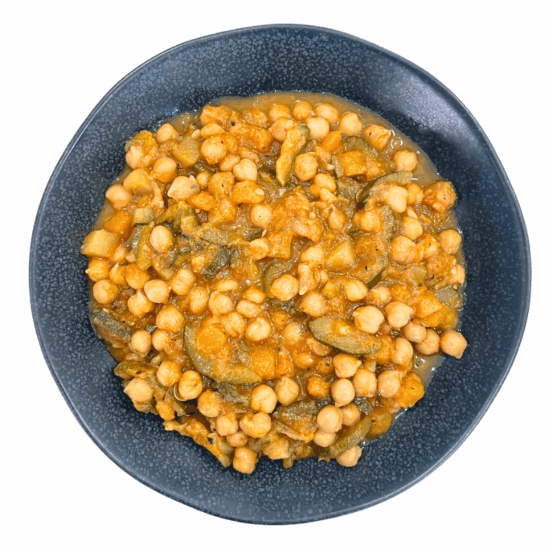 Guiso de garbanzos vegetariano