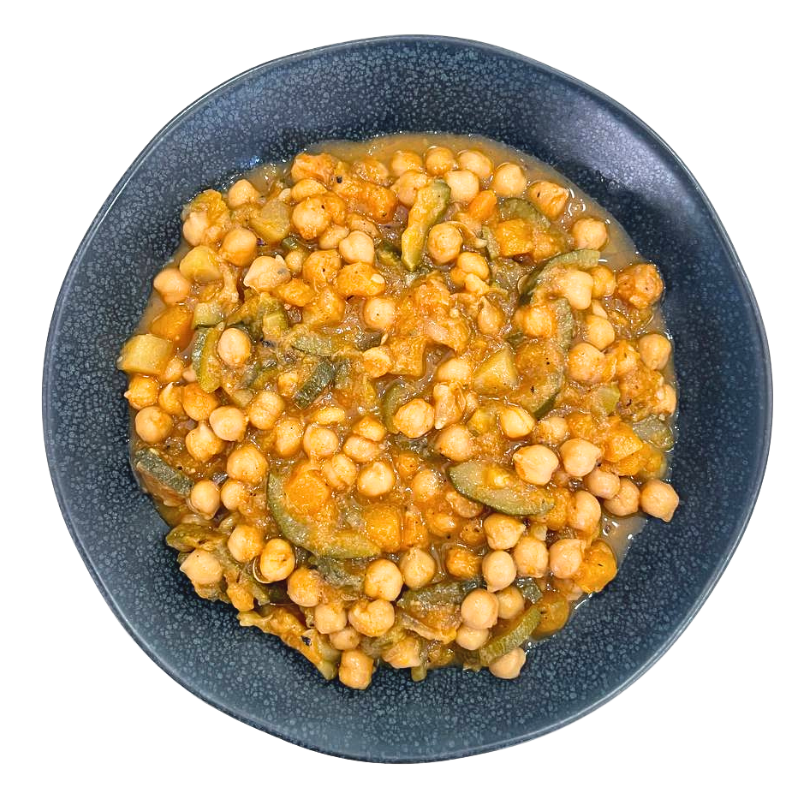 Guiso de garbanzos vegetariano