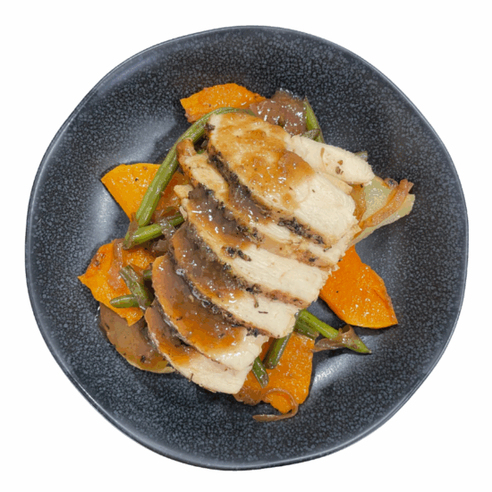 Pechuga de pollo asada con hierbas provenzales