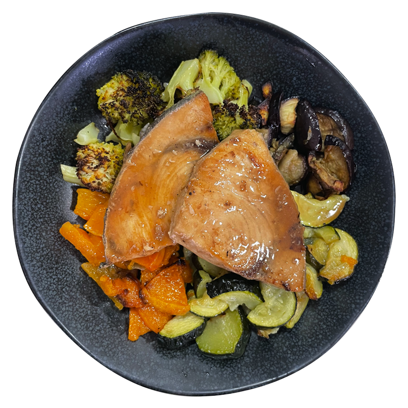 Pez espada teriyaki low carb (¡sin patata ni cereal!)