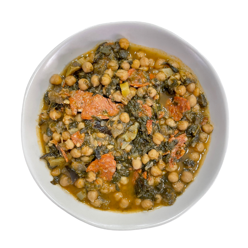 Garbanzos con chorizo
