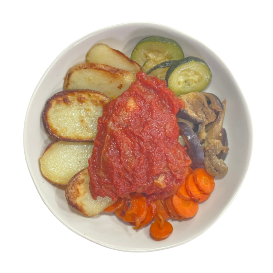 Pez espada con tomate
